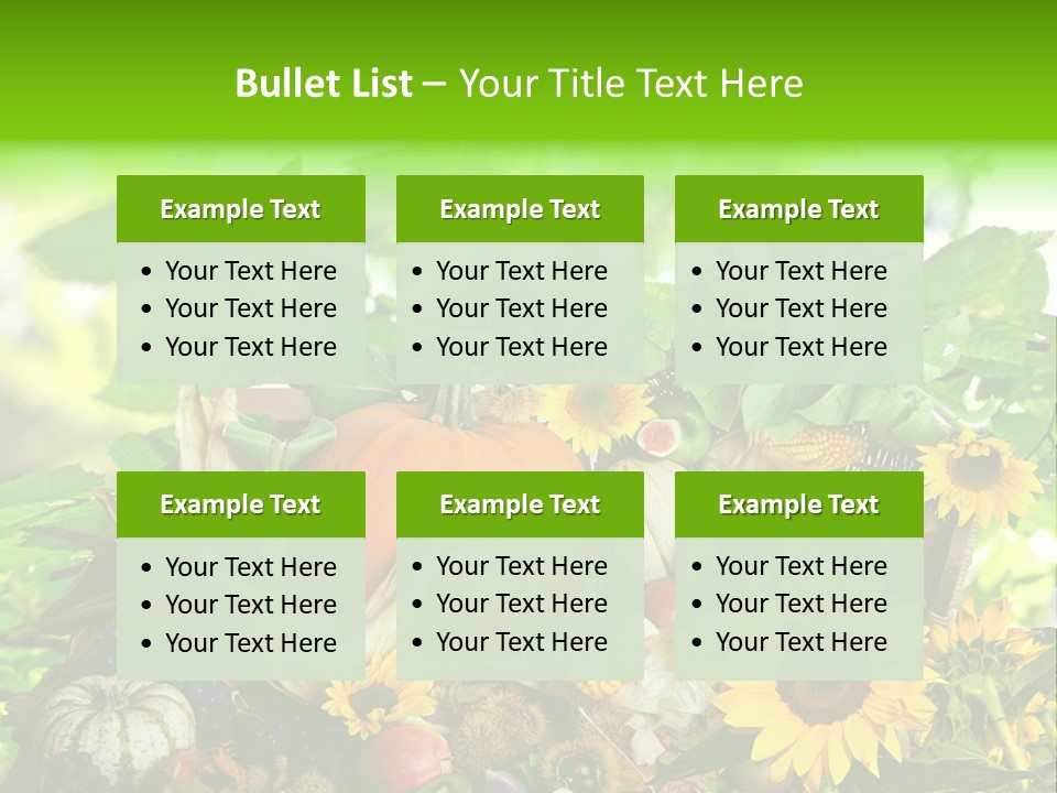 Gesund Zierk Obst PowerPoint Template