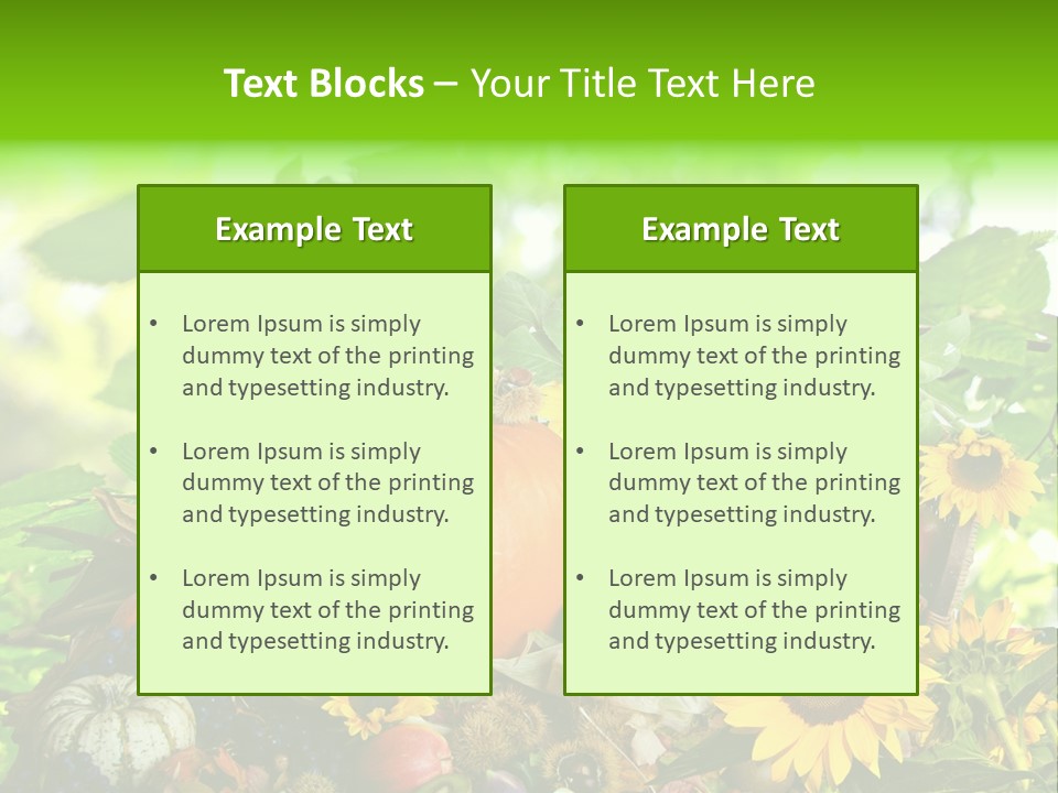 Gesund Zierk Obst PowerPoint Template
