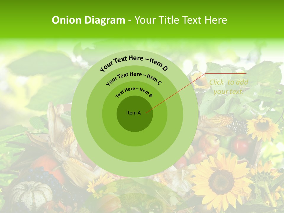 Gesund Zierk Obst PowerPoint Template