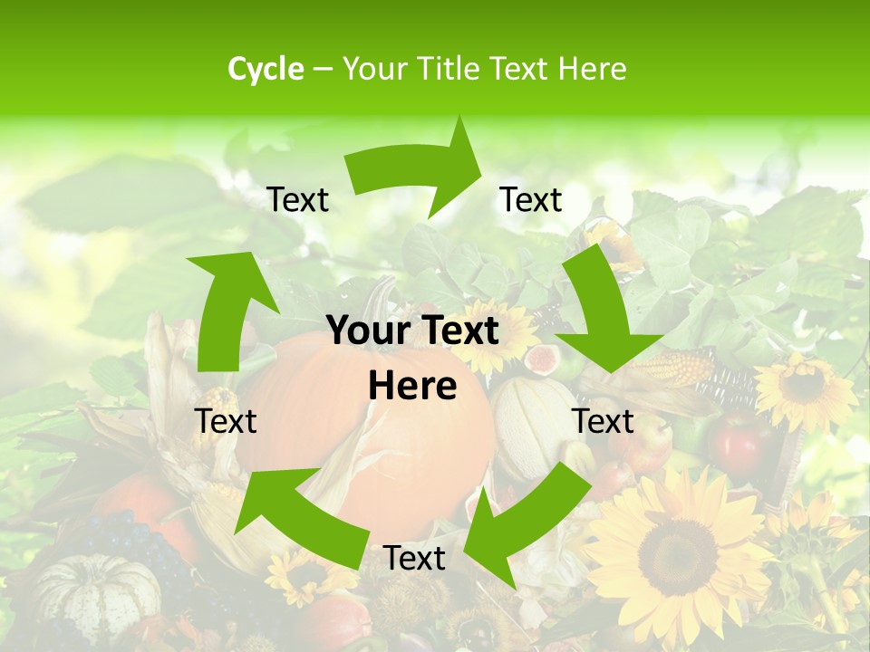 Gesund Zierk Obst PowerPoint Template