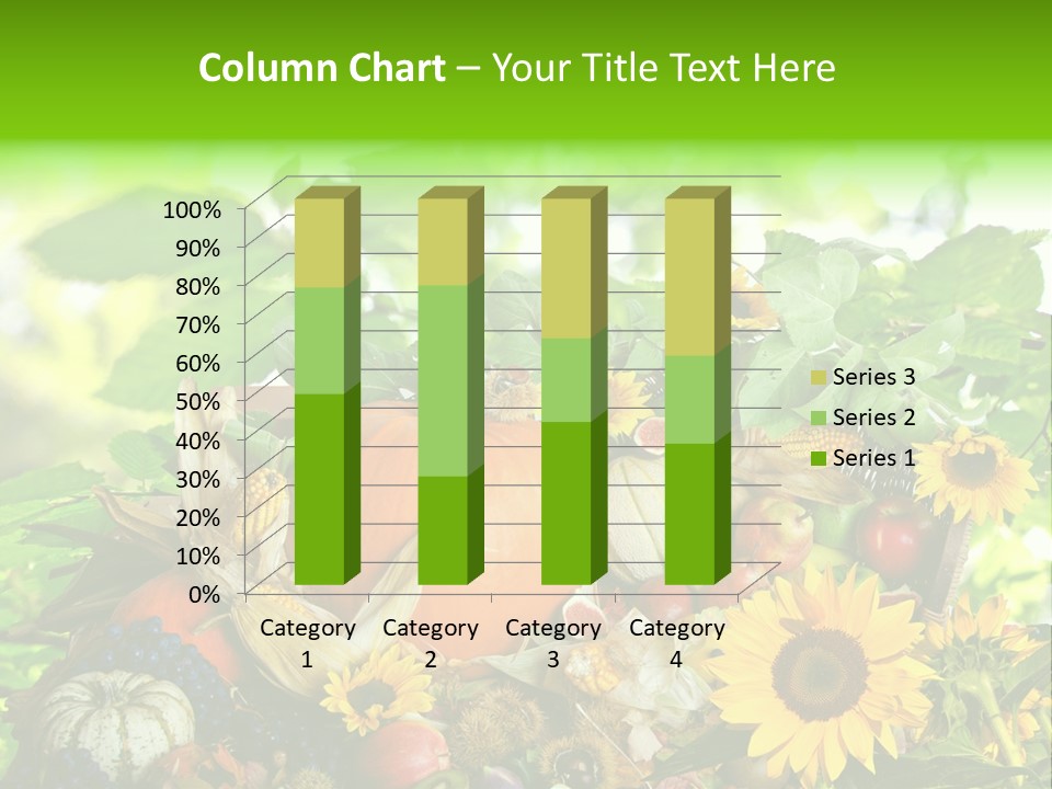 Gesund Zierk Obst PowerPoint Template