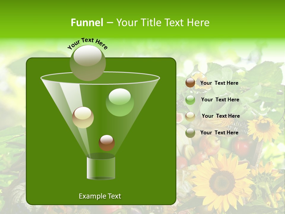 Gesund Zierk Obst PowerPoint Template