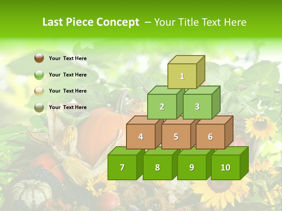 Gesund Zierk Obst PowerPoint Template