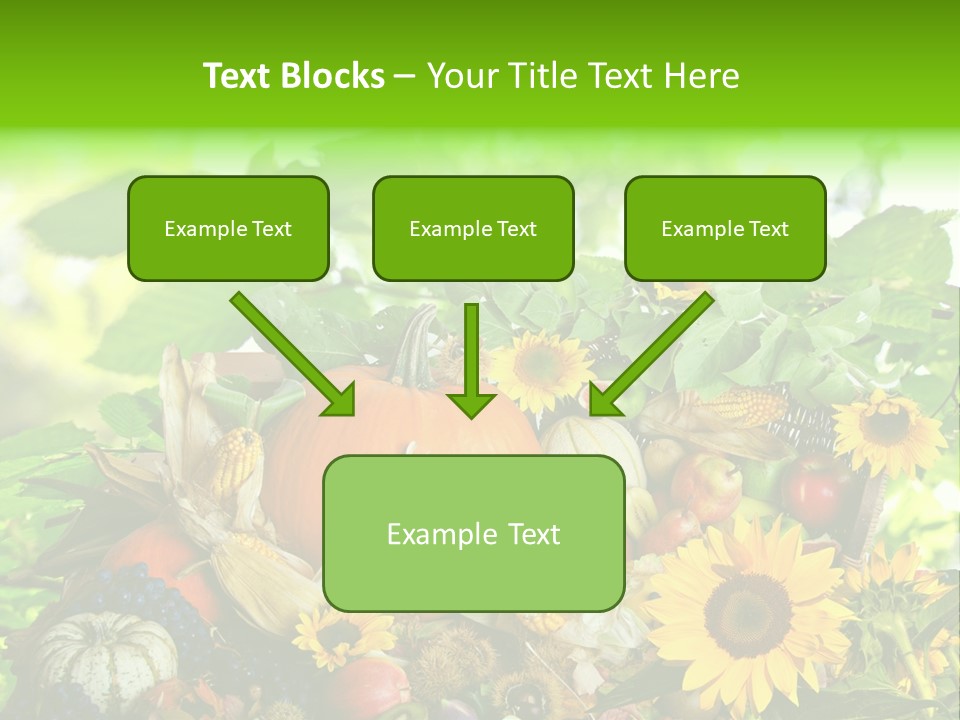 Gesund Zierk Obst PowerPoint Template