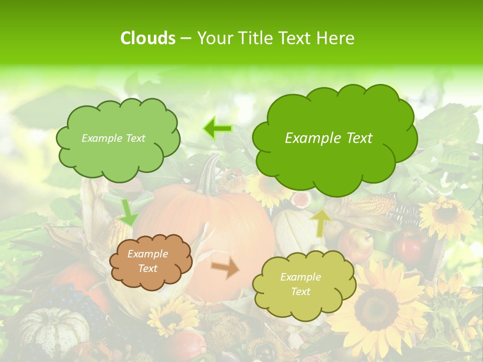 Gesund Zierk Obst PowerPoint Template