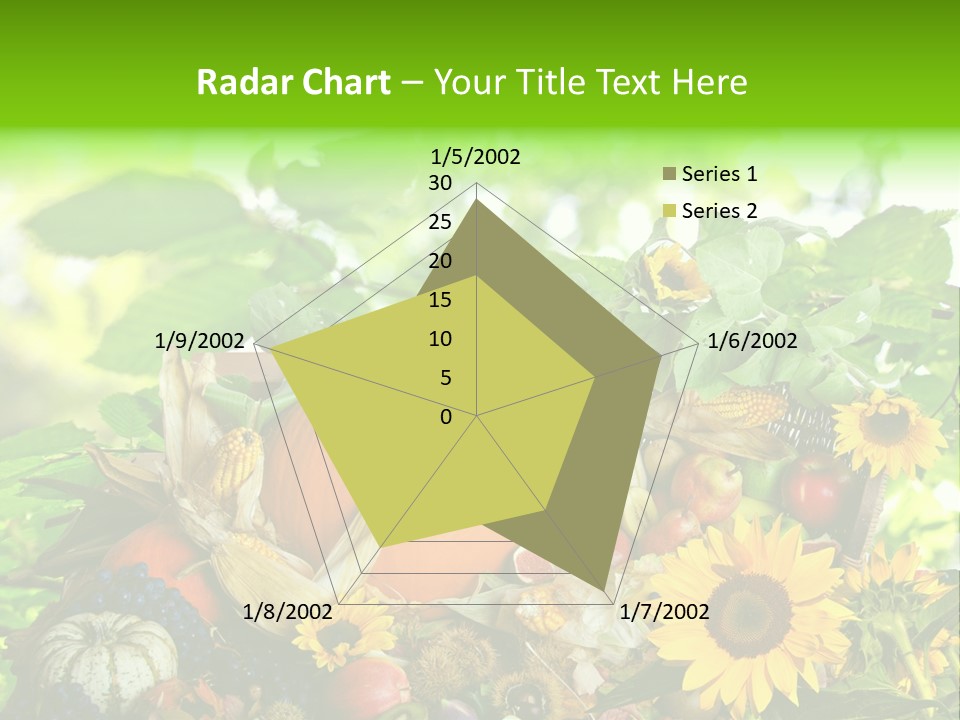 Gesund Zierk Obst PowerPoint Template