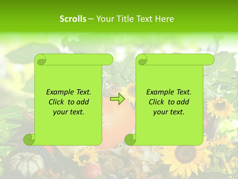 Gesund Zierk Obst PowerPoint Template