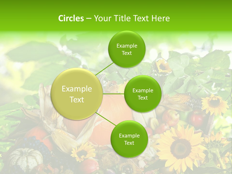 Gesund Zierk Obst PowerPoint Template