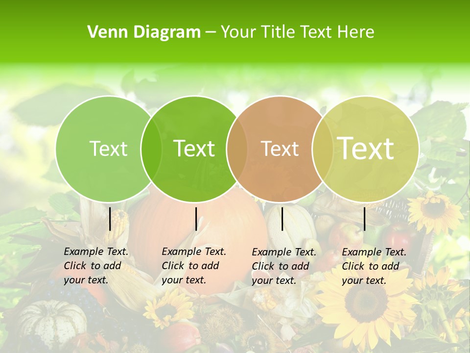 Gesund Zierk Obst PowerPoint Template