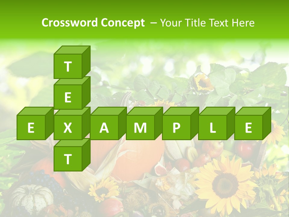 Gesund Zierk Obst PowerPoint Template