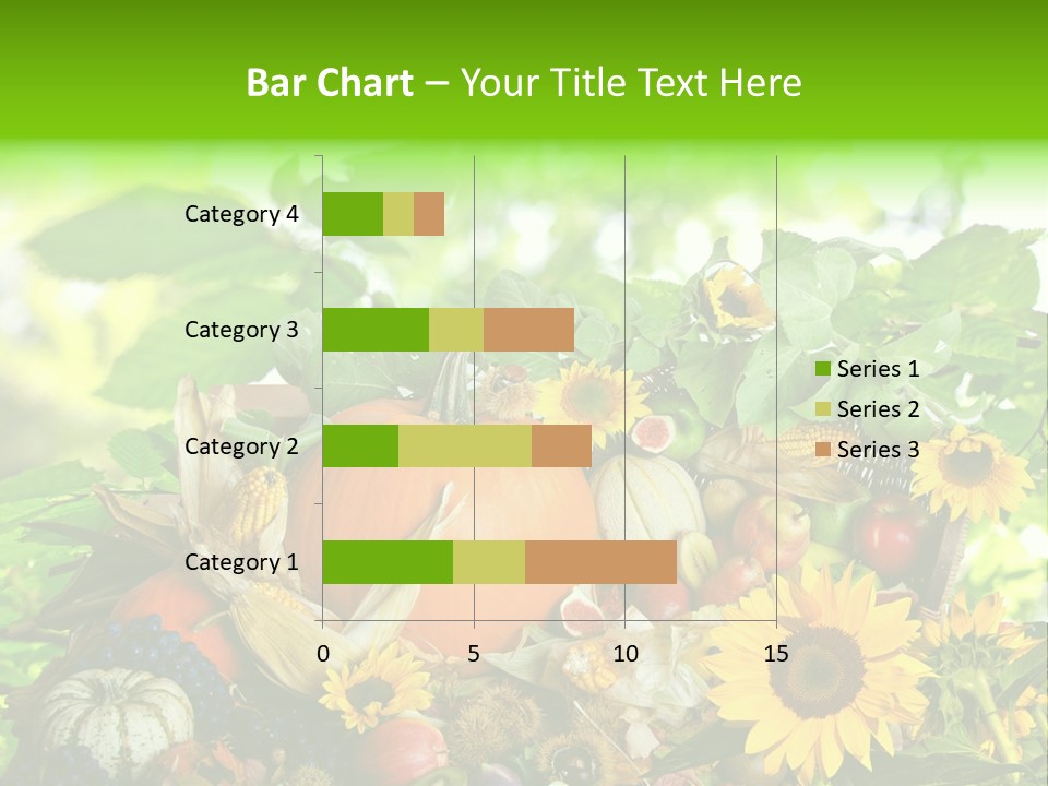 Gesund Zierk Obst PowerPoint Template
