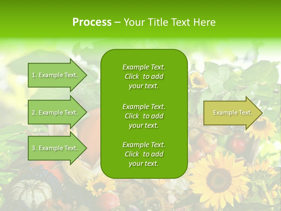 Gesund Zierk Obst PowerPoint Template