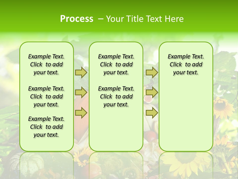 Gesund Zierk Obst PowerPoint Template
