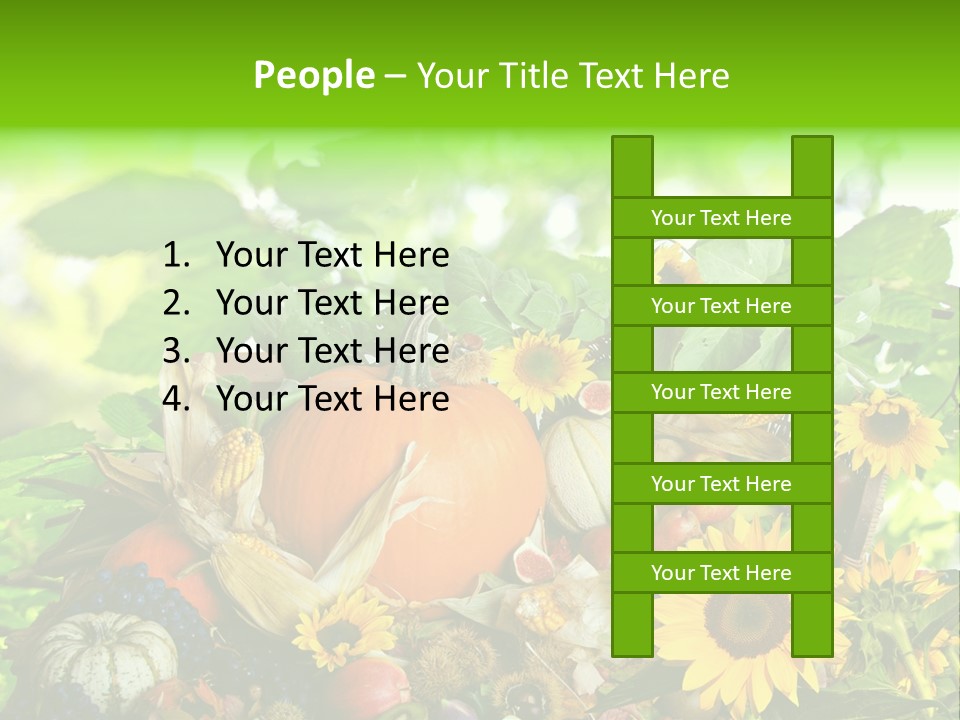 Gesund Zierk Obst PowerPoint Template