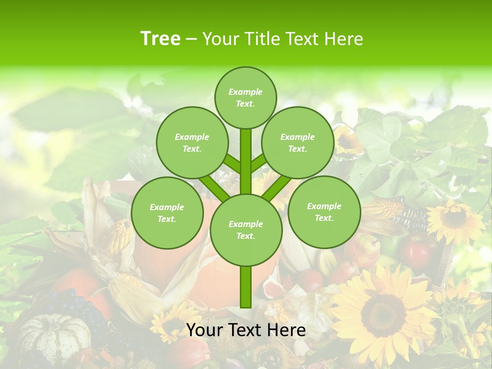 Gesund Zierk Obst PowerPoint Template