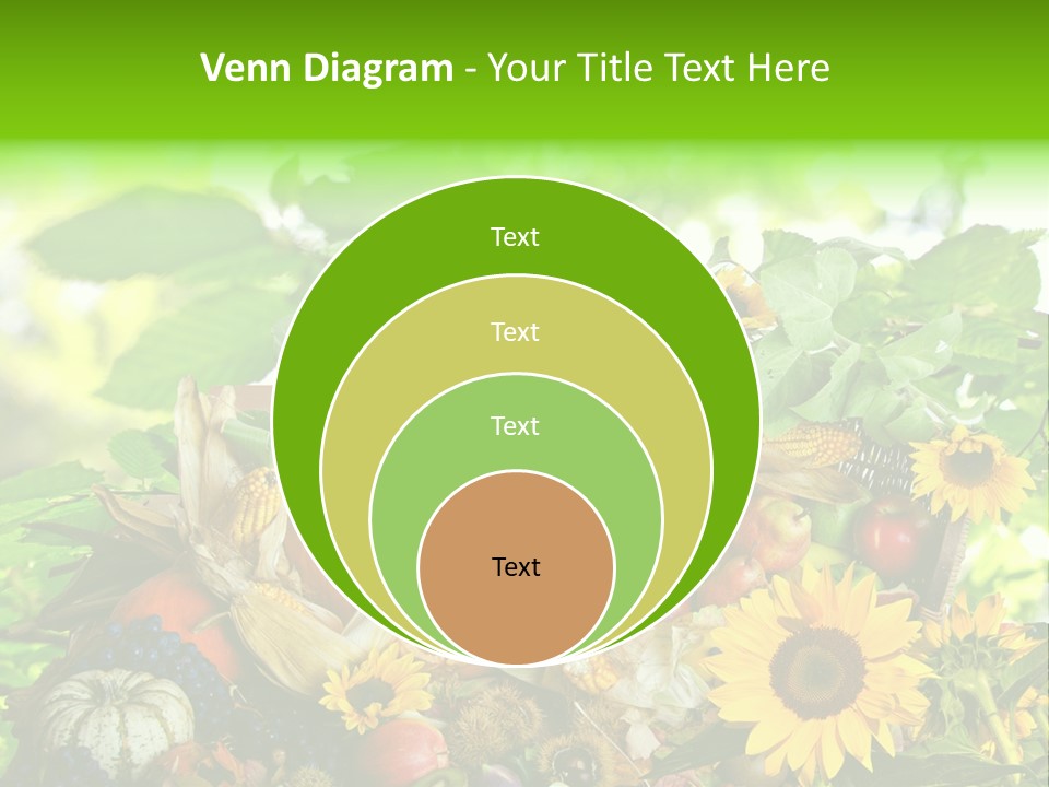 Gesund Zierk Obst PowerPoint Template
