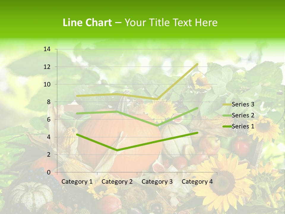 Gesund Zierk Obst PowerPoint Template