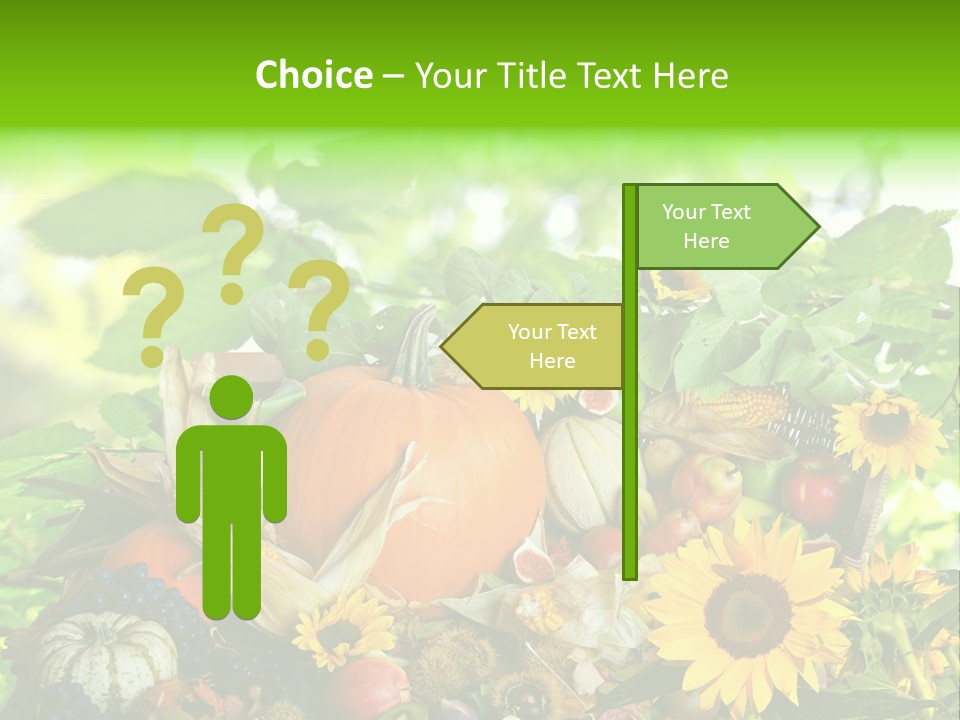 Gesund Zierk Obst PowerPoint Template