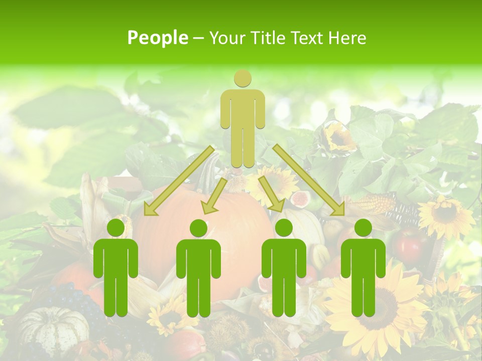 Gesund Zierk Obst PowerPoint Template