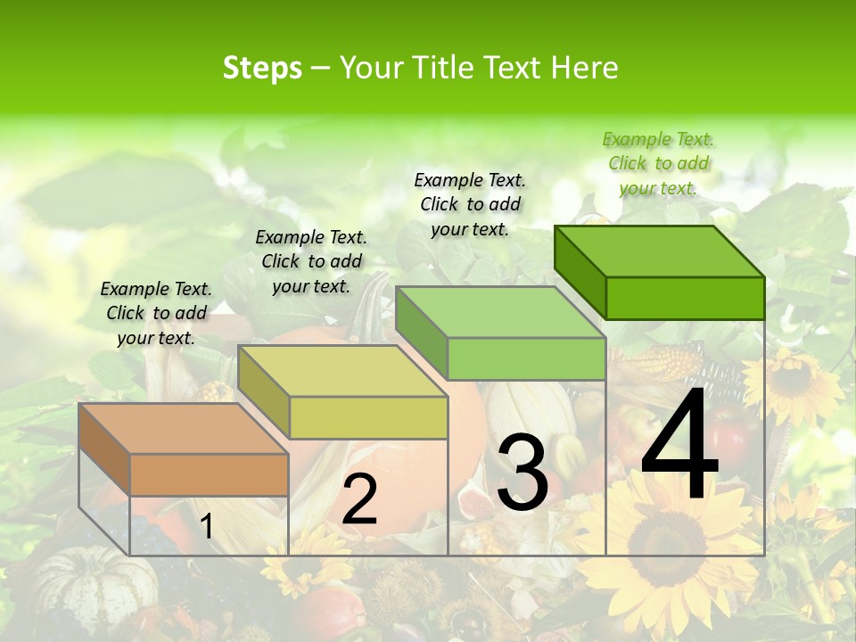 Gesund Zierk Obst PowerPoint Template