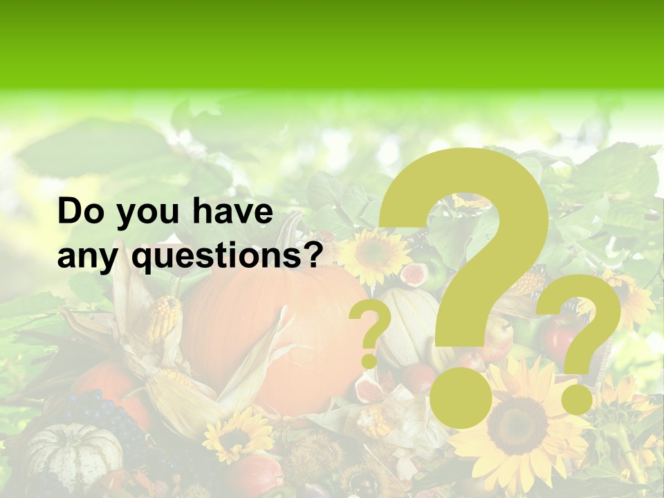 Gesund Zierk Obst PowerPoint Template