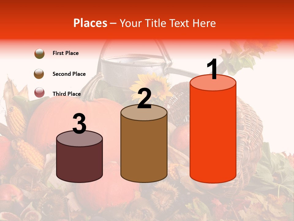 Ernte Birne Mais PowerPoint Template