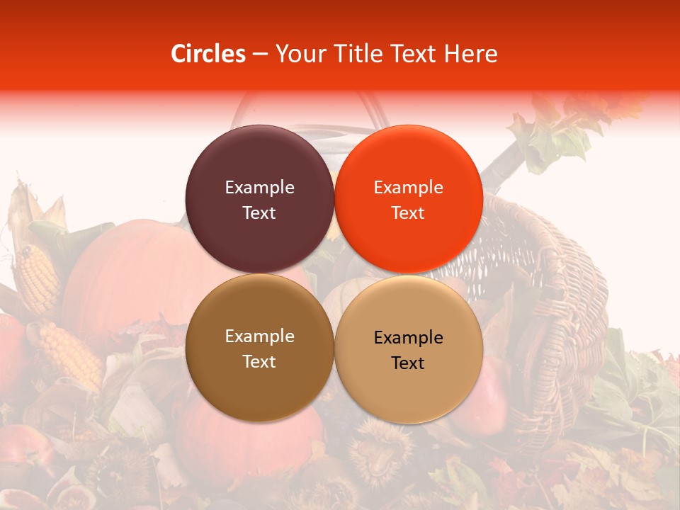 Ernte Birne Mais PowerPoint Template