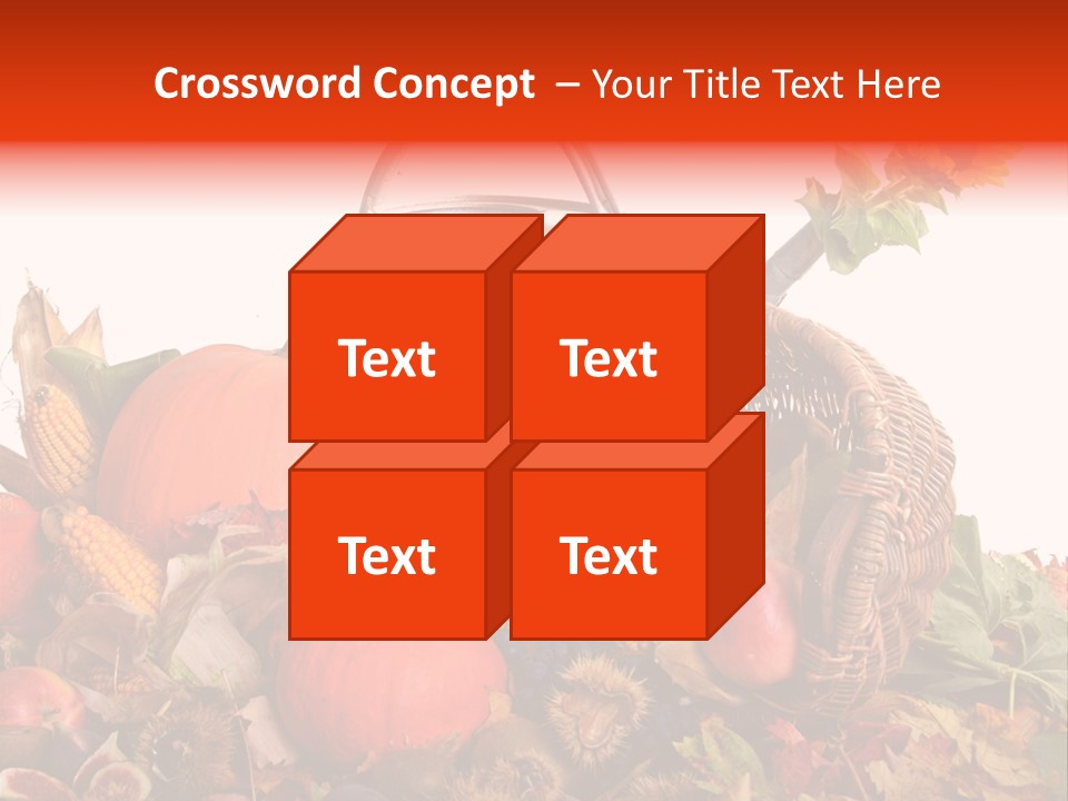 Ernte Birne Mais PowerPoint Template