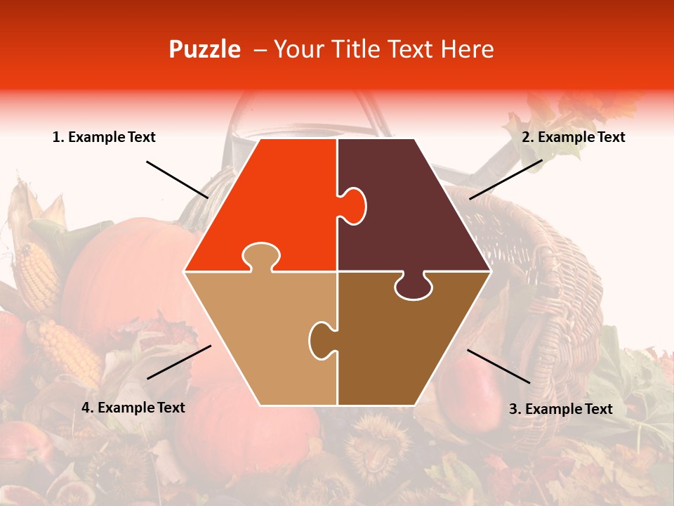 Ernte Birne Mais PowerPoint Template