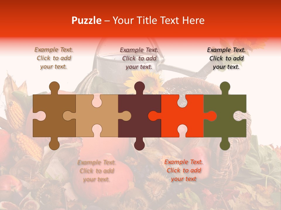 Ernte Birne Mais PowerPoint Template