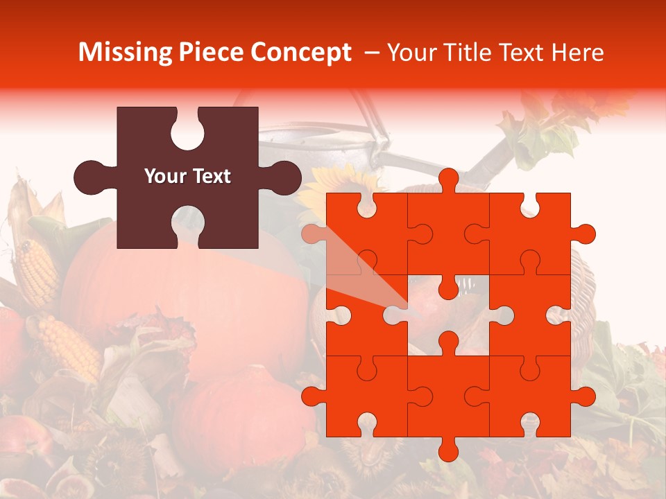 Ernte Birne Mais PowerPoint Template