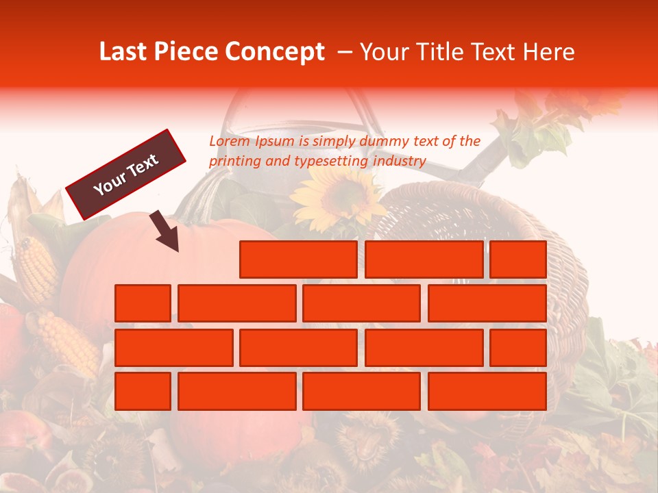 Ernte Birne Mais PowerPoint Template