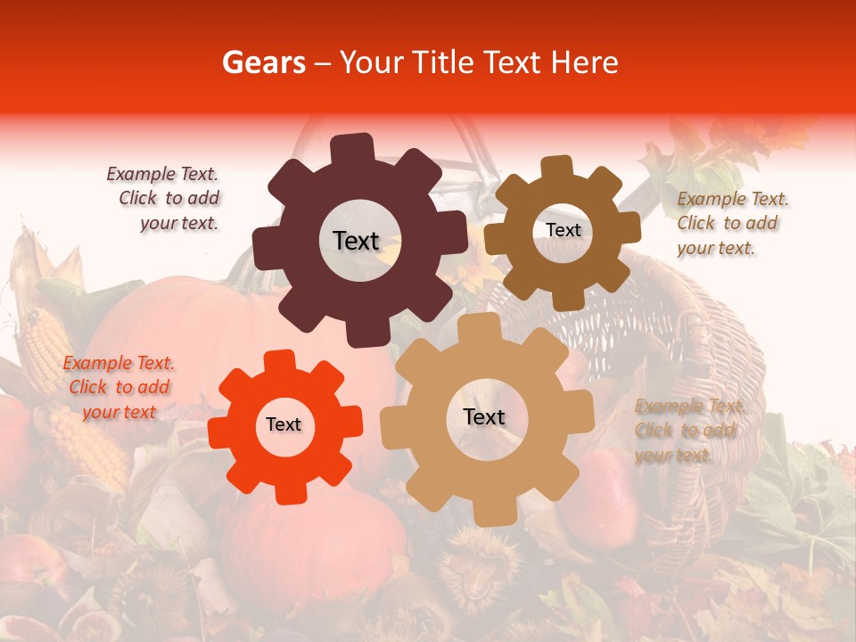 Ernte Birne Mais PowerPoint Template