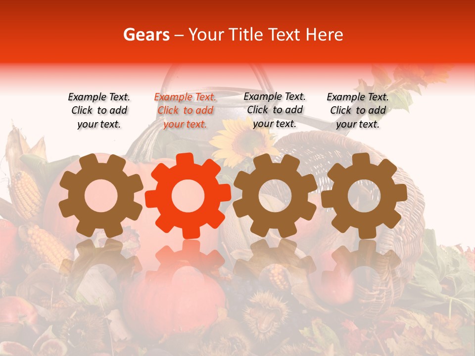 Ernte Birne Mais PowerPoint Template