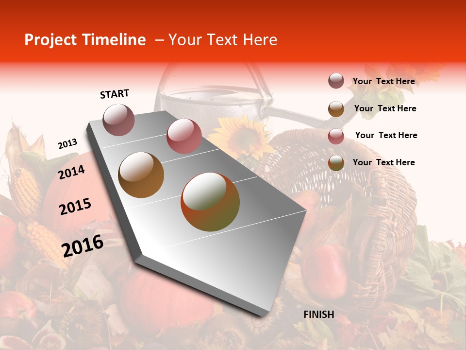 Ernte Birne Mais PowerPoint Template