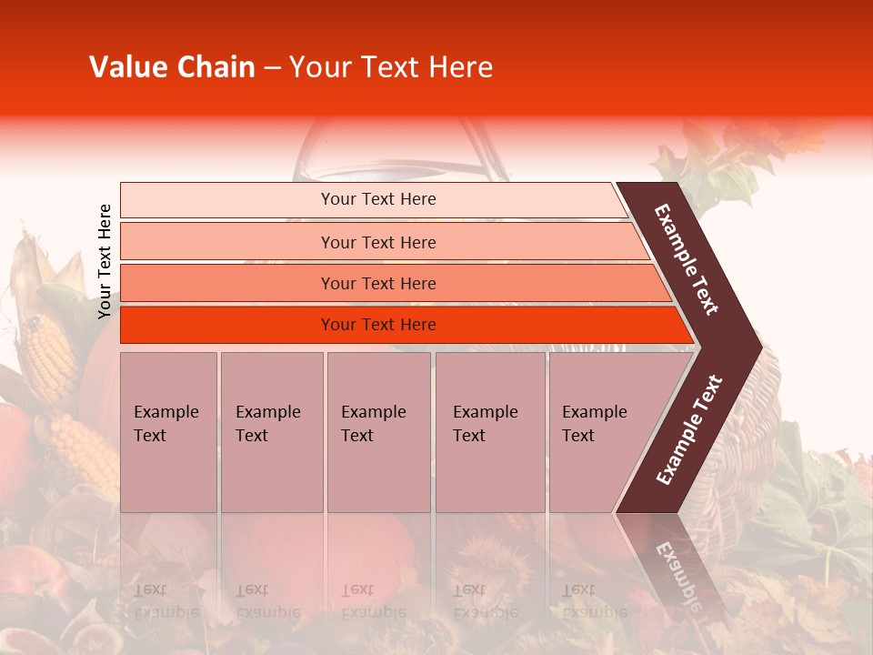 Ernte Birne Mais PowerPoint Template