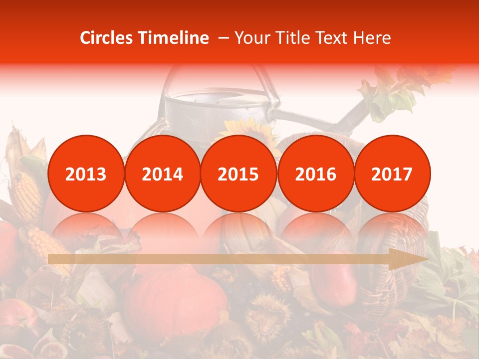 Ernte Birne Mais PowerPoint Template