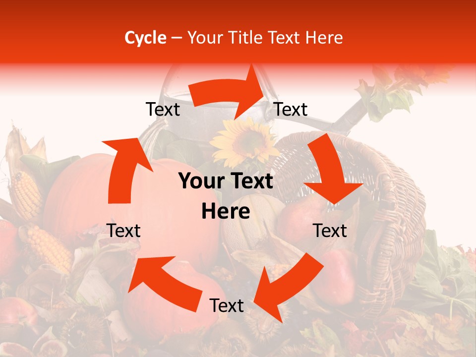Ernte Birne Mais PowerPoint Template