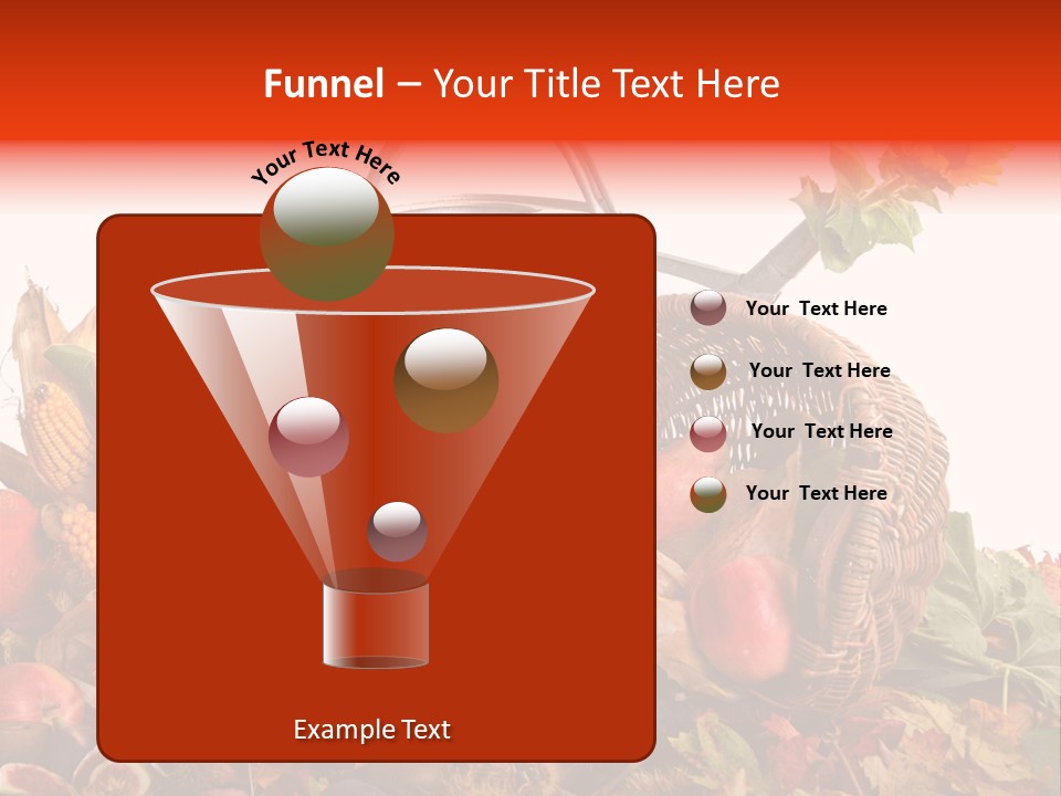 Ernte Birne Mais PowerPoint Template