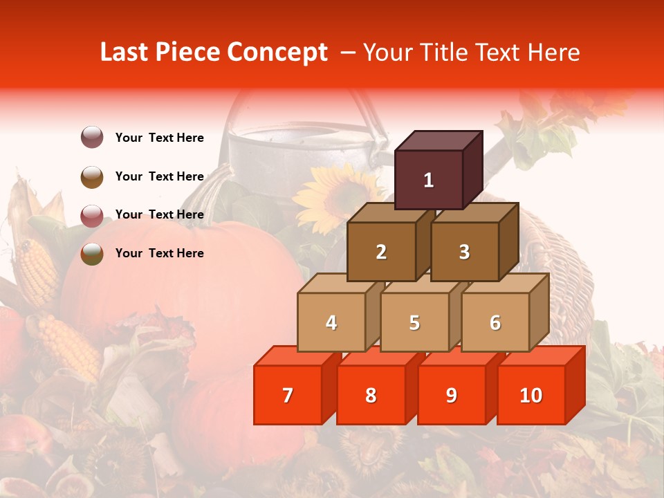 Ernte Birne Mais PowerPoint Template