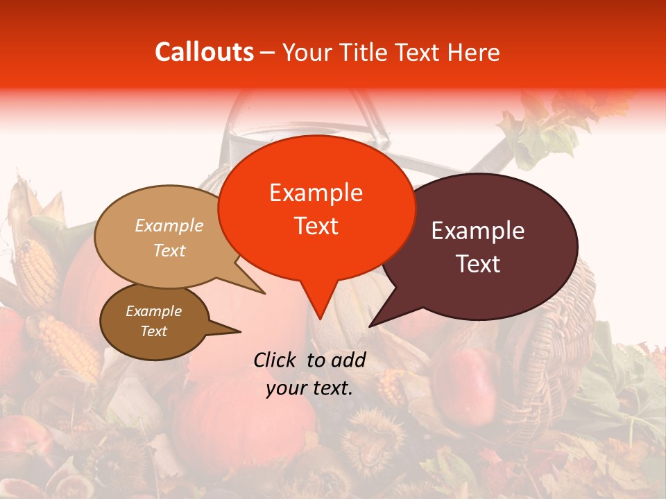 Ernte Birne Mais PowerPoint Template