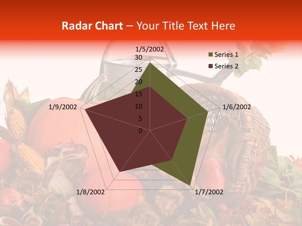 Ernte Birne Mais PowerPoint Template
