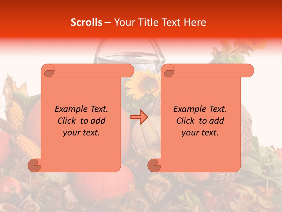 Ernte Birne Mais PowerPoint Template