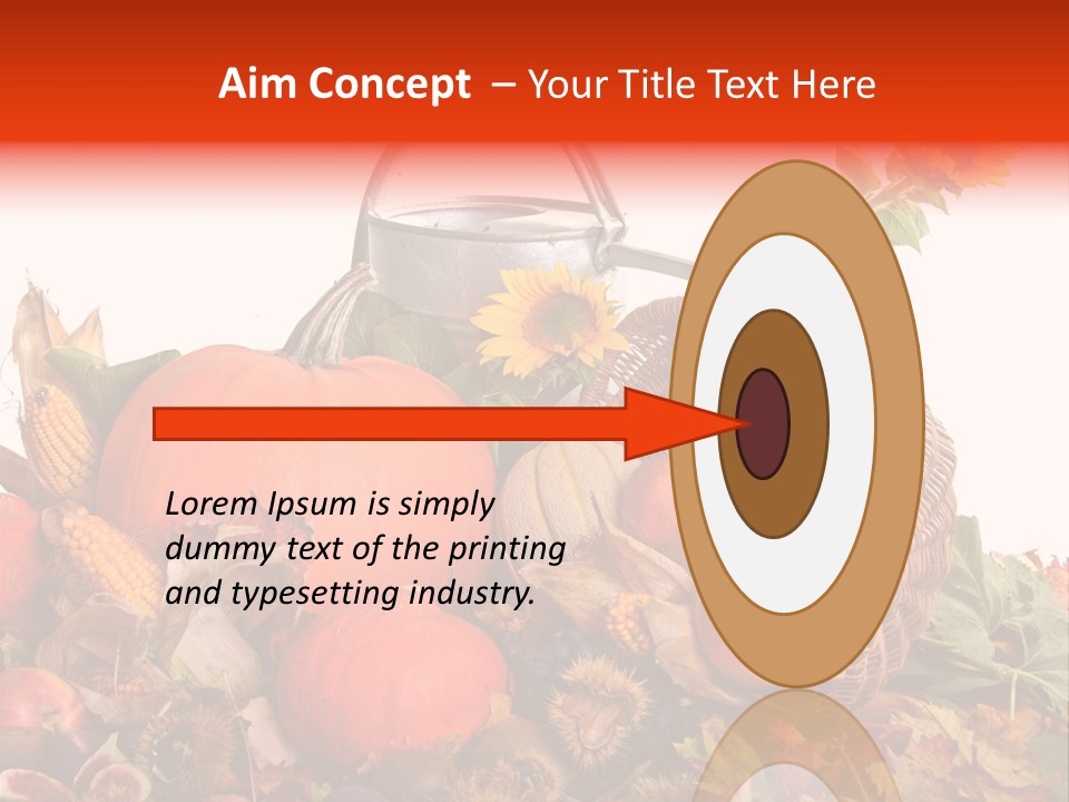 Ernte Birne Mais PowerPoint Template