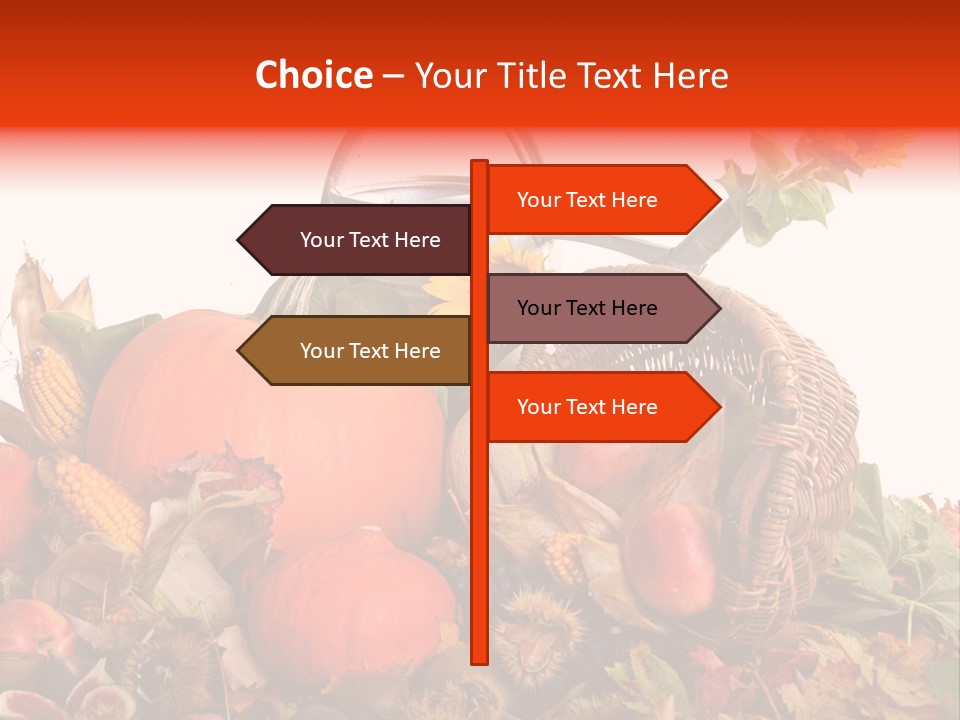 Ernte Birne Mais PowerPoint Template