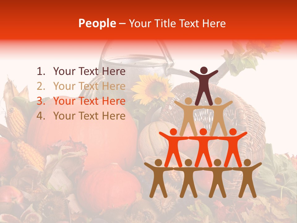 Ernte Birne Mais PowerPoint Template