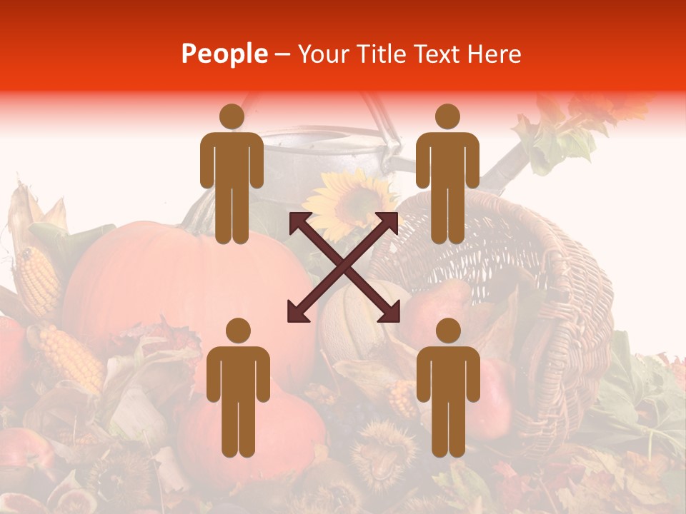 Ernte Birne Mais PowerPoint Template