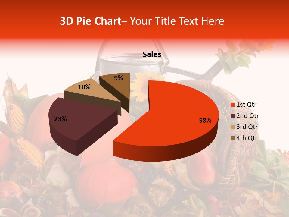 Ernte Birne Mais PowerPoint Template
