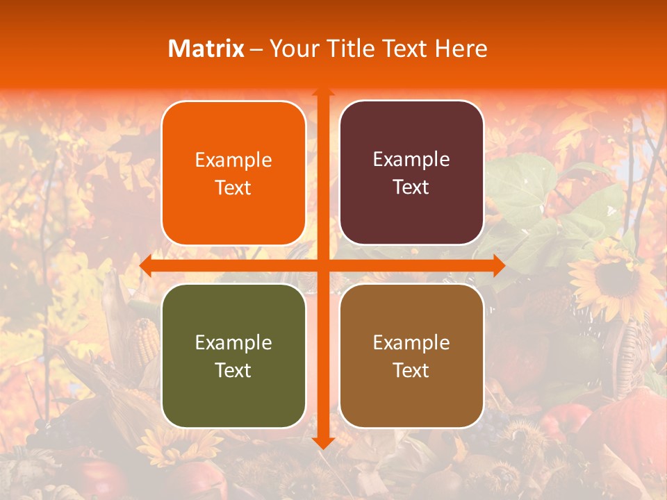 Vielfalt Erntedank Autumn PowerPoint Template