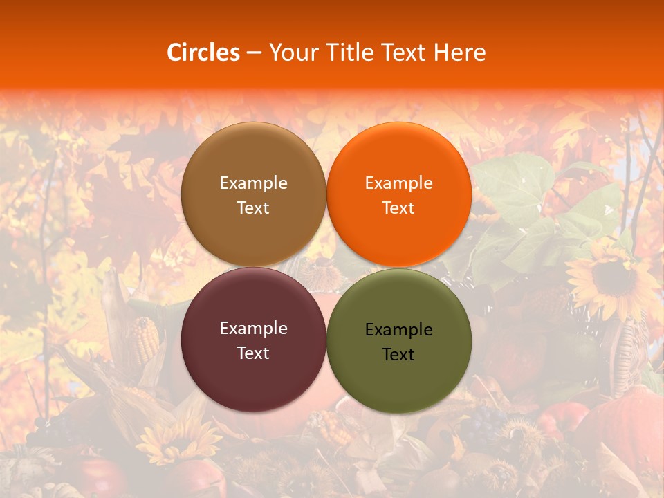 Vielfalt Erntedank Autumn PowerPoint Template